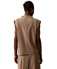Calvin Klein Women's Draped Neck Top