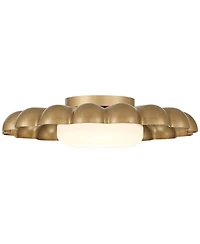 Possini Euro Design Possini Euro Braum 14" Led Flower Petal Ceiling Light