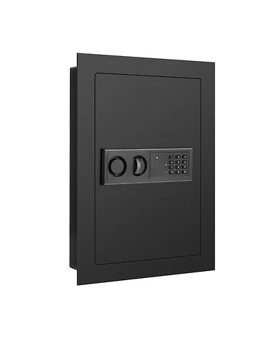 Sugift Digital Recessed Wall Safe Security Lock Cash Box 22in H x 16in W x 4 1/7in D