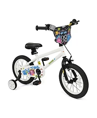 Hongge 14-Inch Training Wheels Dual Brakes Kids' Bike, Ages 3-5