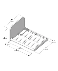 Plank+Beam Ashland Upholstered Bed (Queen)
