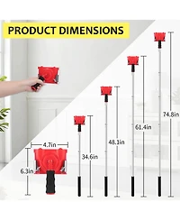 Xdovet Paint Edger with Replace Pads and Extension Pole