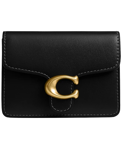 Coach Tabby Leather Card Case Wallet