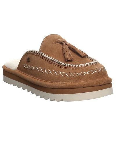 Bearpaw Women's Leona Platform Scuff Slip-On Slippers