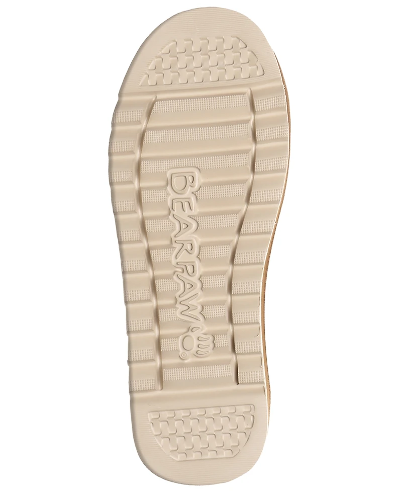 Bearpaw Women's Arden Faux Fur Accent Slip-On Slippers