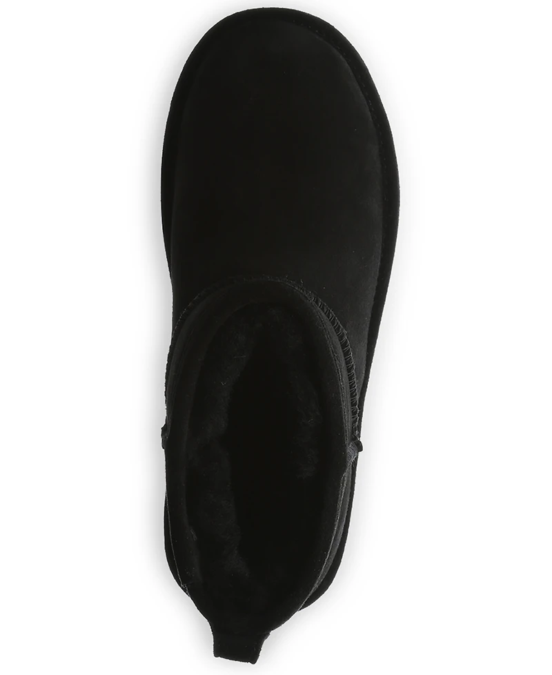 Bearpaw Women's Shorty Wide Short Round Toe Ankle Boots