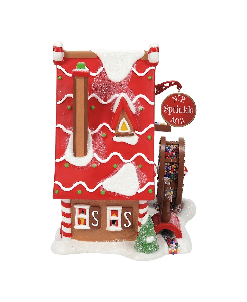 Department 56 North Pole Village Sprinkle Mill Figure