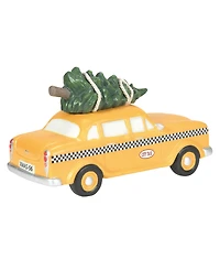 Department 56 Christmas in the City Hailing Christmas Cab Figure