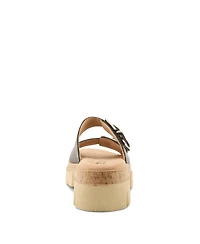 Spring Step Women's Marbello Wedge Sandal with Buckle Closure