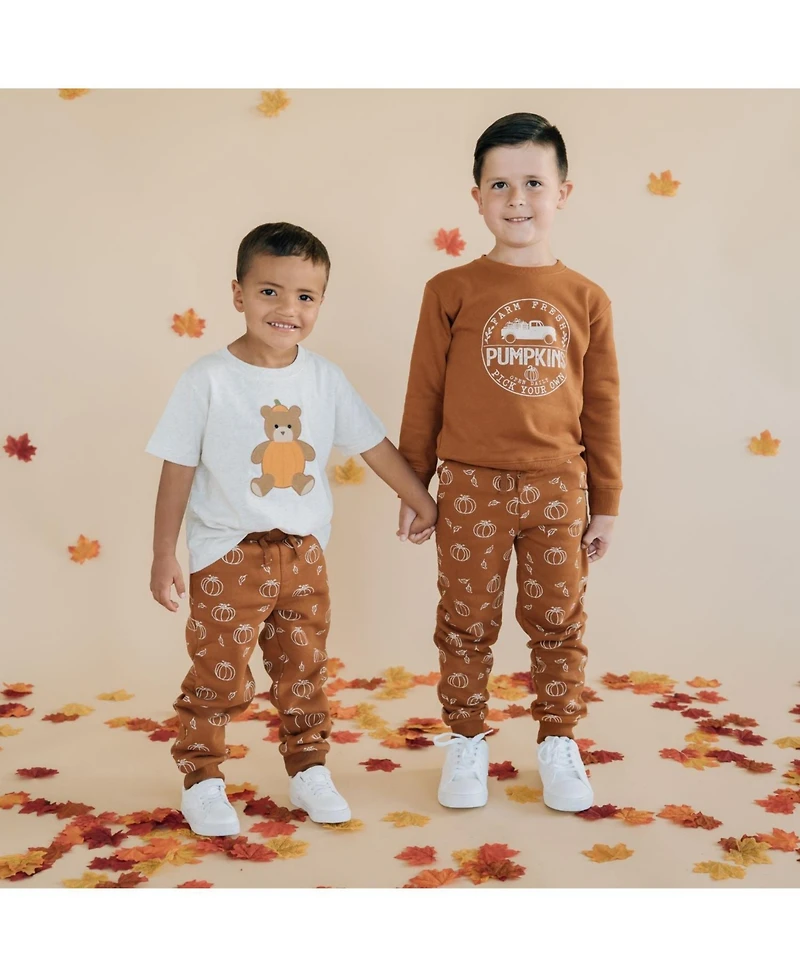 Sweet Wink Little Boy's (5-8) Pumpkin Jogger