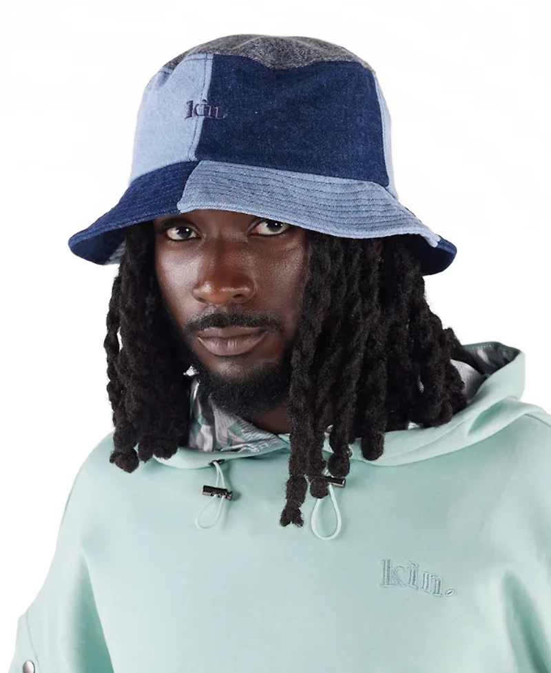 Kin Apparel Unisex Denim Satin Lined Bucket Hat
