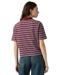 Levi's Women's Didion Rugby Short-Sleeve Collared Polo Shirt