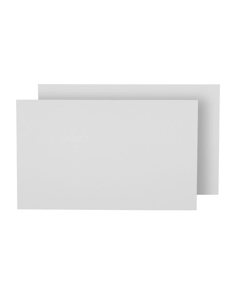 Slickblue 2 Pack Wooden Melamine Shelves, Replacement Cabinet Shelf Boards for Closet Organization