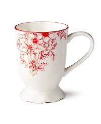 Certified International Crimson Noel Mugs, Set of 6