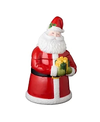 Certified International Santa Delight 3-d Cookie Jar