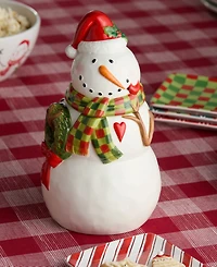 Certified International Snowman Delight 3-d Cookie Jar