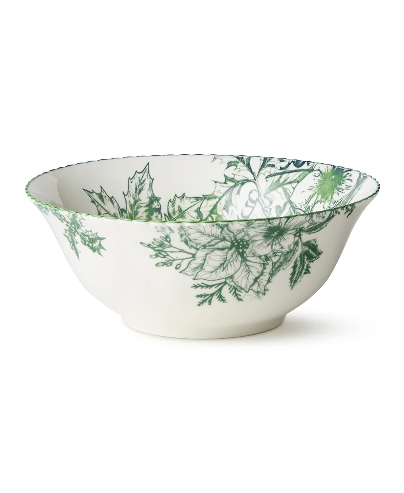 Certified International Winter Evergreen Deep Bowl