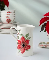 Certified International Festive Blooms Pitcher
