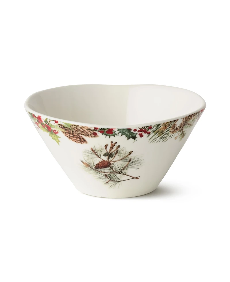 Certified International Woodland Ice Cream Bowls, Set of 4