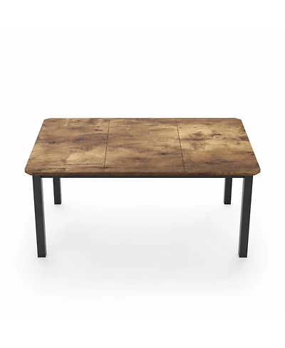 gaomon 63" Industrial Dining Table for 4-6