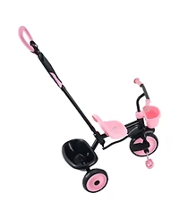 Hongge Toddler Tricycle and Stroller Combo with Parent Push Handle and Adjustable Seat Ages 18 Months to 5 Years