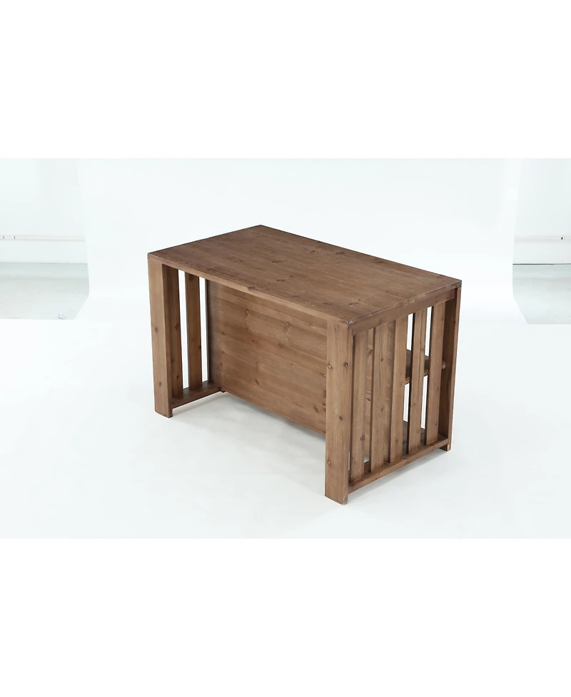 Tribesigns Kitchen Island with Storage, Modern Kitchen Island Table, Large Coffee Bar Table Storage Cabinet