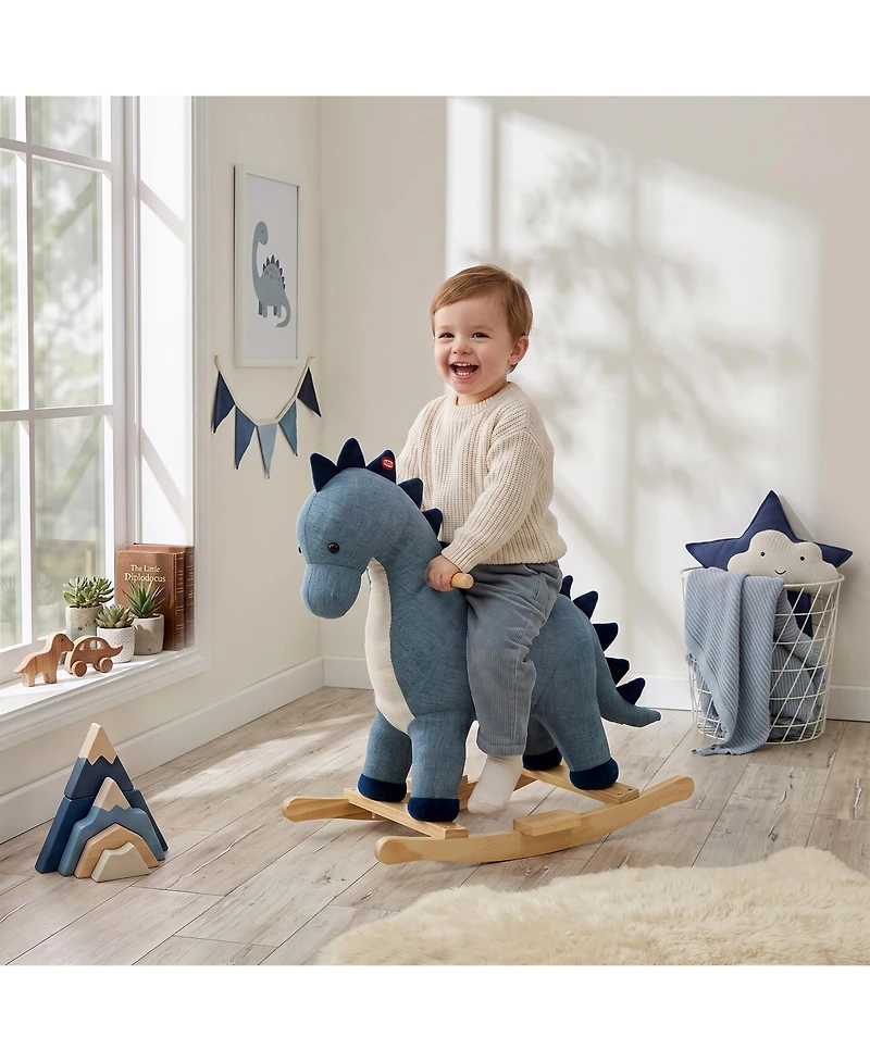 Qaba Baby Rocking Horse, Dinosaur Kids Ride on Horse with Realistic Sound
