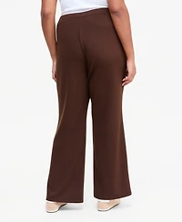 I.n.c. International Concepts Plus Drawstring Flare Sweatpants, Macy's Exclusive