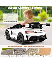 Hongge 12V Sports Car Remote Control with Adjustable Speed Ride-On, Ages 3-7