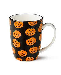 Certified International Halloween Pad Print Mugs, Set of 6