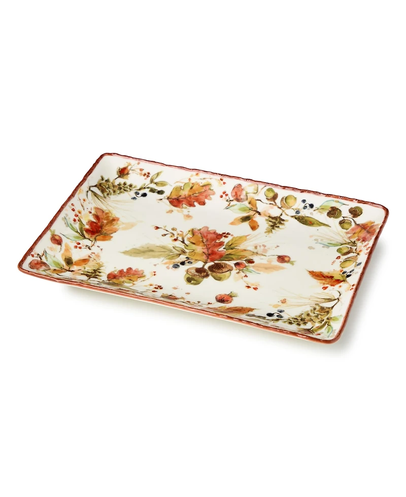 Certified International Autumn Meadows Rectangular Platter