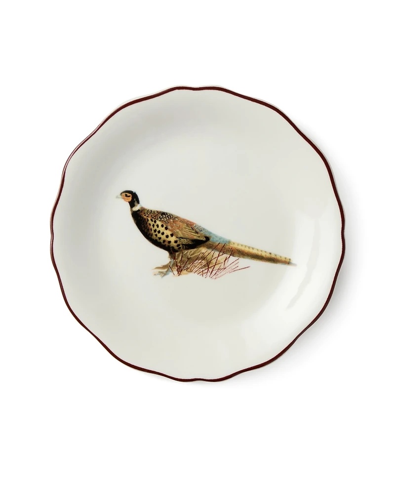 Certified International Pheasant Grove Canape Plates, Set of 4