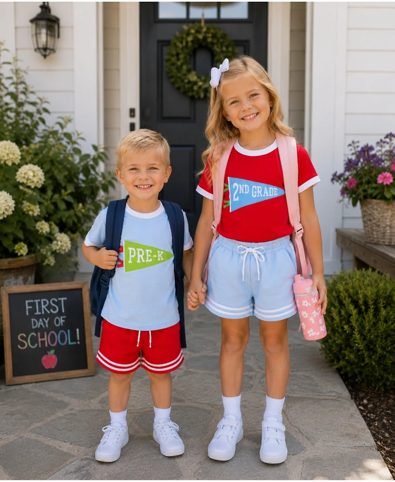 Bits & Bows Kids Unisex (3T-5) Pre-k Crewneck T-Shirt