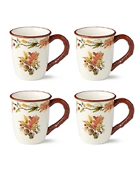 Certified International Autumn Meadows Mugs, Set of 4