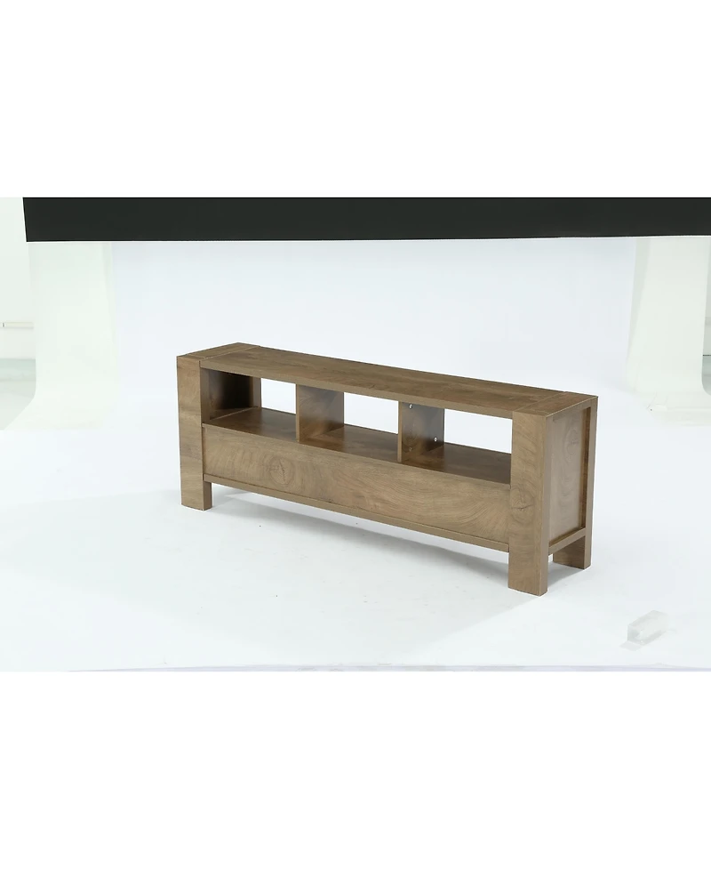 Tribesigns Tv Stand with Drawers and 3 Open Shelves,Television Stands Tv
