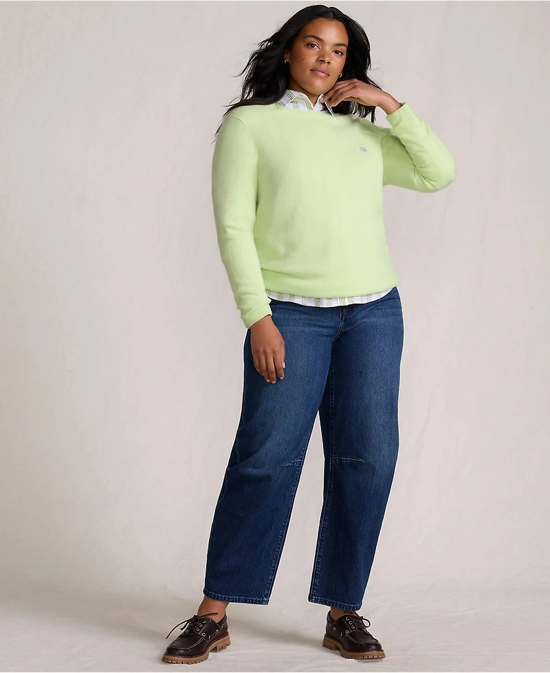 Lands' End Plus Cashmere Sweater