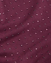 I.n.c. International Concepts Women's Crystal Embellished Short-Sleeve Crewneck Sweater, Macy's Exclusive