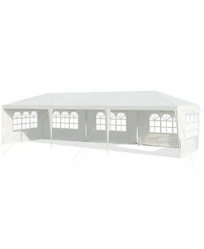 Gymax 10'x30 feet Heavy-duty Gazebo Wedding Canopy Party Pavilion Outdoor