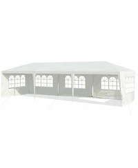 Gymax 10'x30 feet Heavy-duty Gazebo Wedding Canopy Party Pavilion Outdoor
