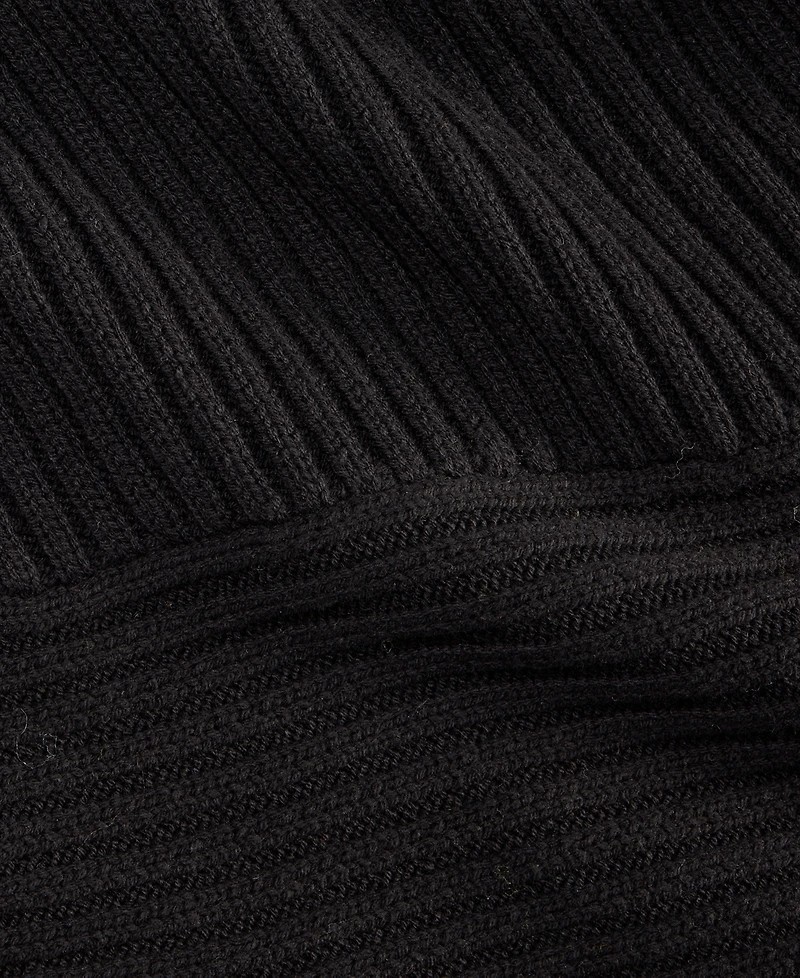 I.n.c. International Concepts Women's Ribbed-Knit Asymmetrical-Hem Mockneck Sweater, Macy's Exclusive