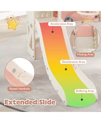 Sugift 10-in-1 Indoor Toddler Slide Set