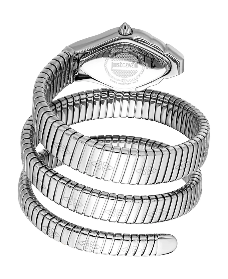 Just Cavalli Women's Cristallo Quartz Stainless Steel Bracelet Watch
