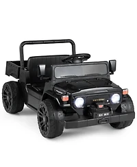 Sugift 12V Electric Ride-On Truck with Remote Control and Dump Bed, Ages 3+