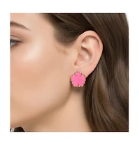 Rivka Friedman 18K Gold Plated Flower Studs