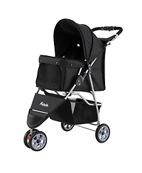 Sugift 3-Wheel Pet Stroller for Small Dogs and Cats up to 33 Lbs