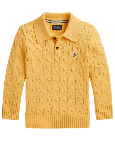 Polo Ralph Lauren Boys' 2T-7 Cable-Knit Cotton Sweater
