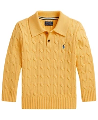 Polo Ralph Lauren Boys' 2T-7 Cable-Knit Cotton Sweater