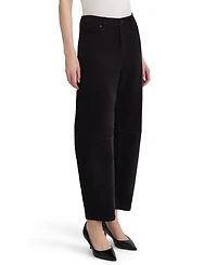 Jones New York Women's Lexington Mid-Rise Barrel Corduroy Pants