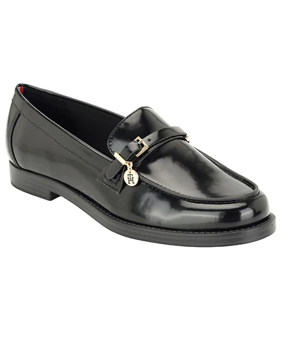 Tommy Hilfiger Women's Maxline Charm Buckle Strap Slip-On Dress Loafers