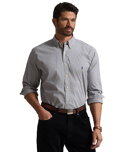 Polo Ralph Lauren Men's Big & Tall Plaid Twill Shirt